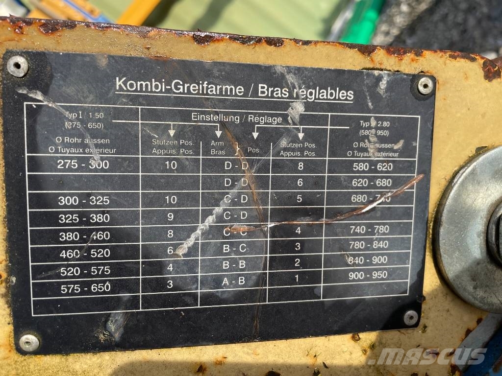 LTW GZ-2.5 Greifzange Rohrzange 2500 kg Kourat
