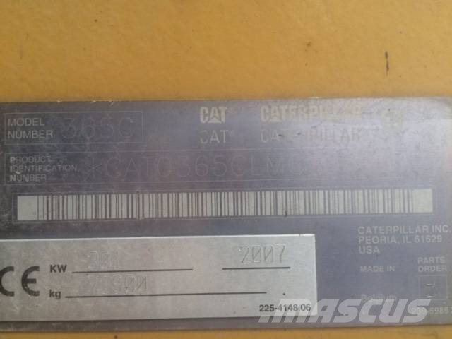 CAT 365C Excavadoras de largo alcance