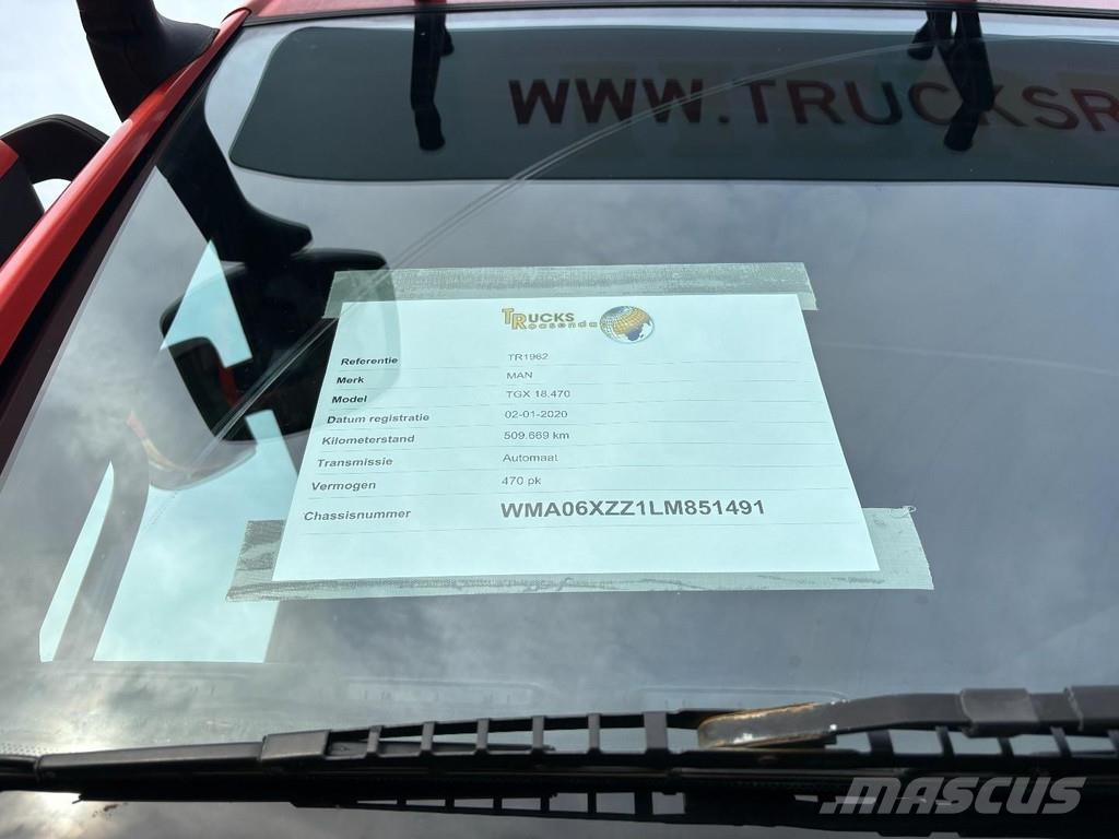 MAN TGX 18.470 +INTARDER+ EURO 6 وحدات الجر