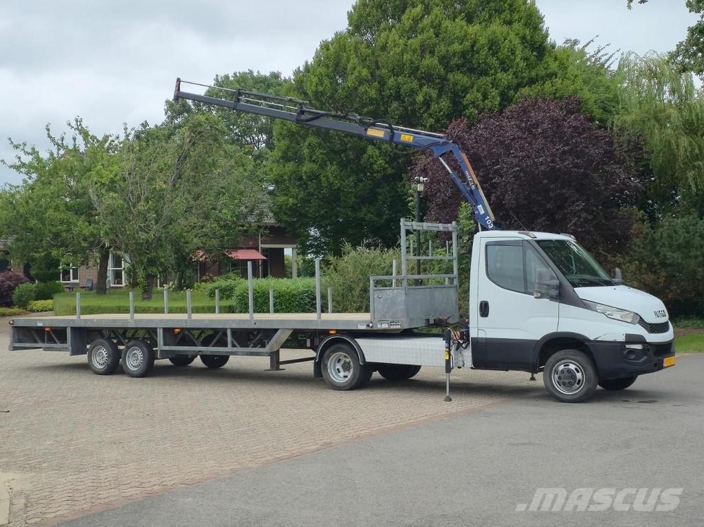 Iveco 40C17 BE-COMBI!! CRANE AMCO VEBA + TRAILER!! TOP!! Andere Transporter