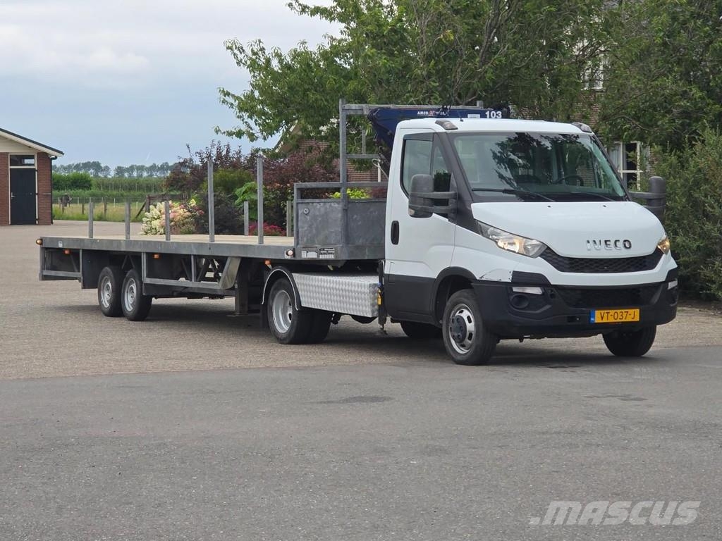 Iveco 40C17 BE-COMBI!! CRANE AMCO VEBA + TRAILER!! TOP!! Andere Transporter