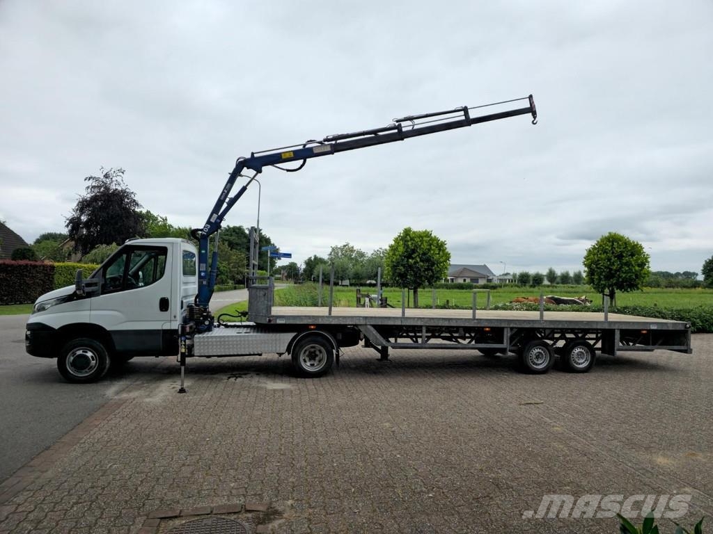 Iveco 40C17 BE-COMBI!! CRANE AMCO VEBA + TRAILER!! TOP!! Andere Transporter