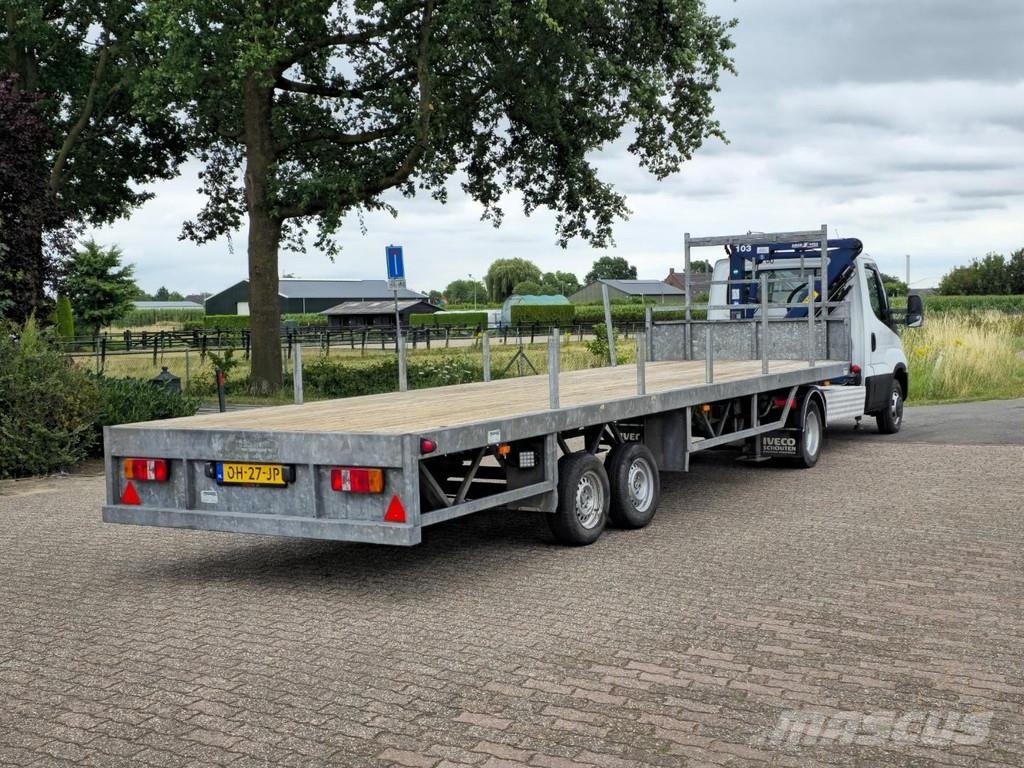 Iveco 40C17 BE-COMBI!! CRANE AMCO VEBA + TRAILER!! TOP!! Andere Transporter