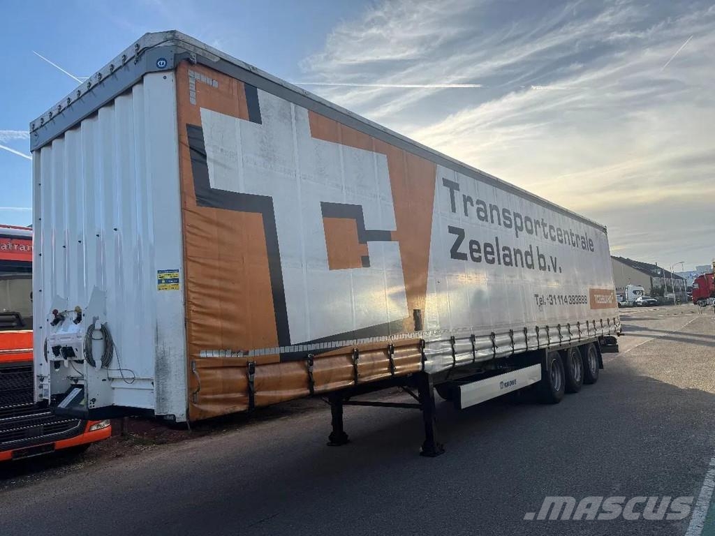 Krone SD 3 AXLE - SLIDING ROOF - DUM BRAKES - TÜV 08-202 Poluprikolice sa ceradom