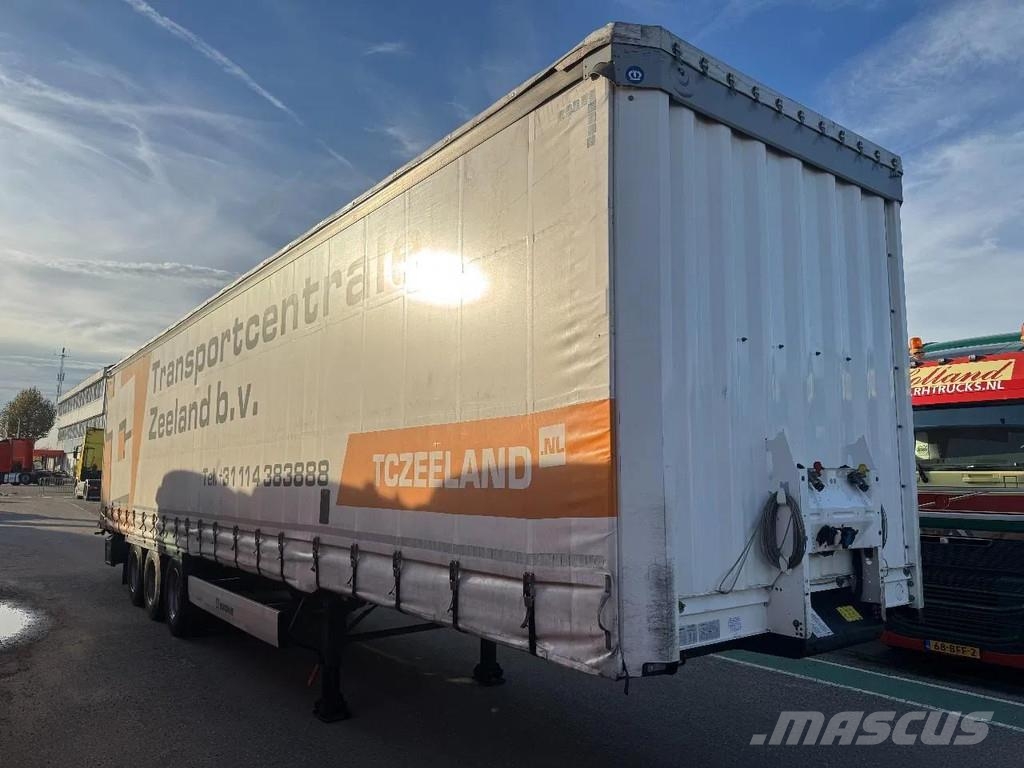 Krone SD 3 AXLE - SLIDING ROOF - DUM BRAKES - TÜV 08-202 Poluprikolice sa ceradom