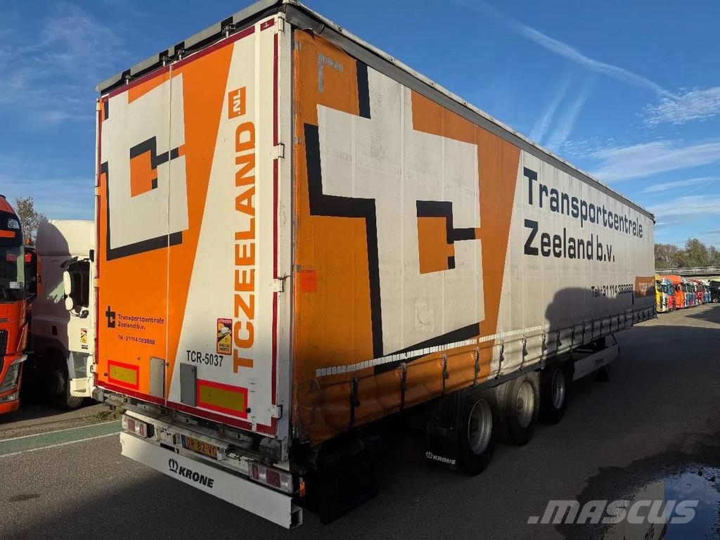 Krone SD 3 AXLE - SLIDING ROOF - DUM BRAKES - TÜV 08-202 Poluprikolice sa ceradom