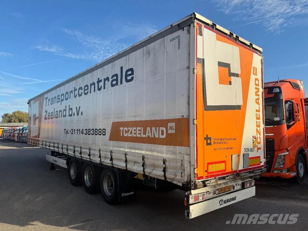 Krone SD 3 AXLE - SLIDING ROOF - DUM BRAKES - TÜV 08-202 Poluprikolice sa ceradom