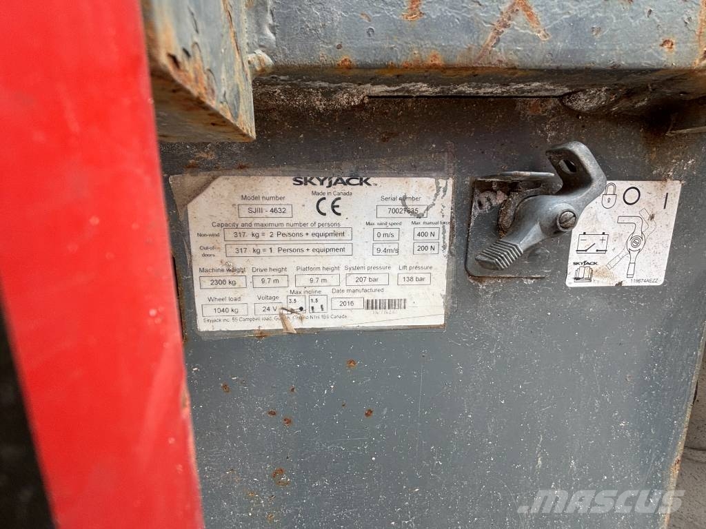 SkyJack SJ 4632 12m schaarlift Skyjack schaarhoogwerker Ножични работни платформи