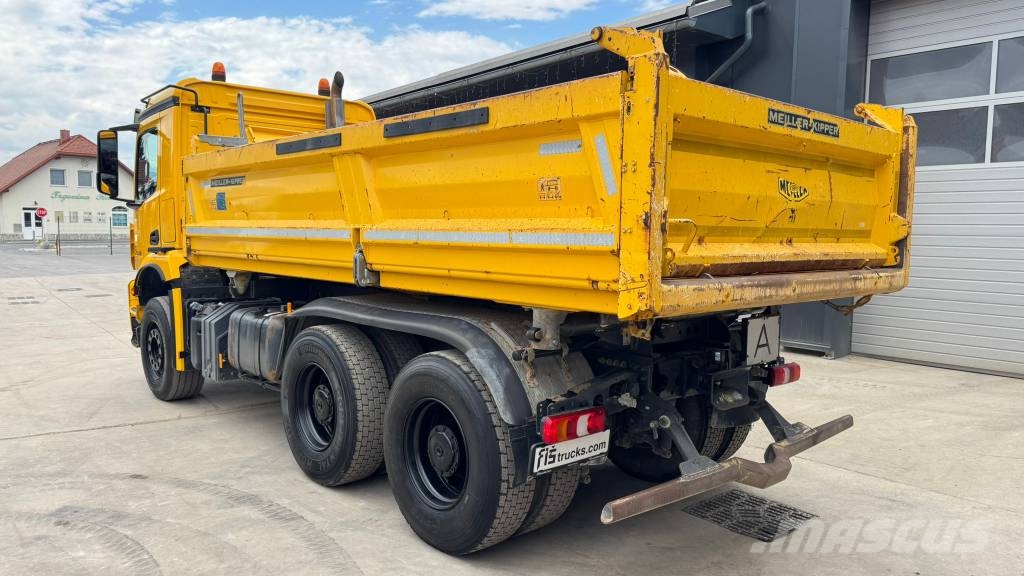 Mercedes-Benz AROCS 2643 6X4 bordmatic meiller tipper Bañeras basculantes usadas