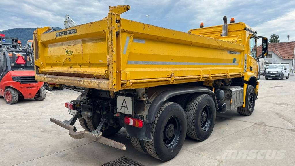 Mercedes-Benz AROCS 2643 6X4 bordmatic meiller tipper Bañeras basculantes usadas