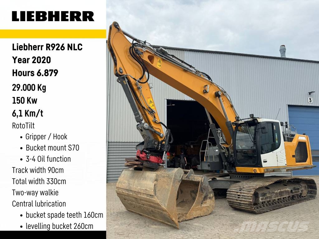 Liebherr R 926 LC, 2020, Horsens, Denmark - Used crawler