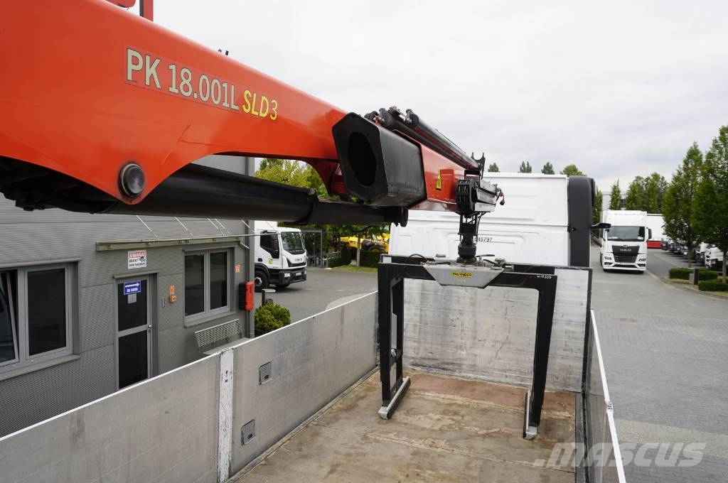 Mercedes-Benz Actros 2545 MP5 / 60 tho. km / Palfinger PK 18.001 شاحنات مسطحة/مفصلية الجوانب