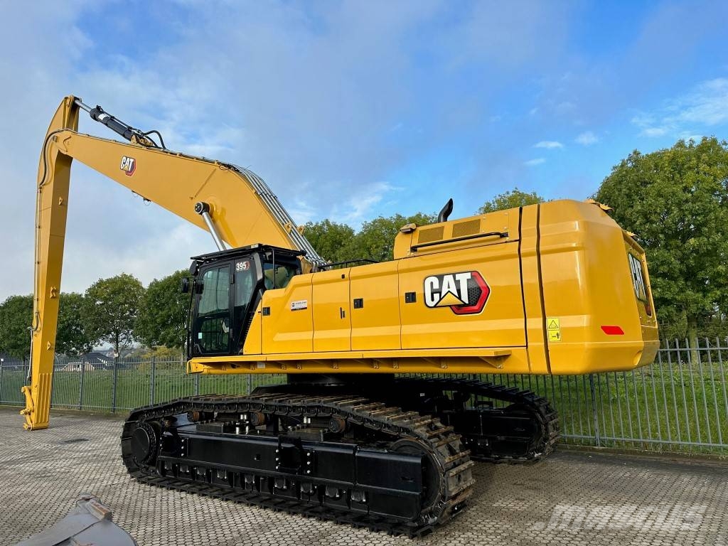 CAT 395 Long Reach 23 mtr year 2022 factory EPA CE حفارات زحافة