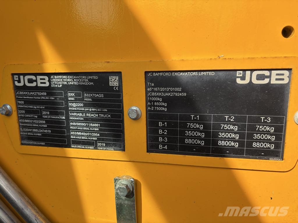 JCB 532.70 Redskapsbärare för lantbruk
