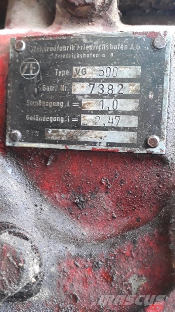 ZF VG500 transfer gearbox/jakolaatikko علب تروس