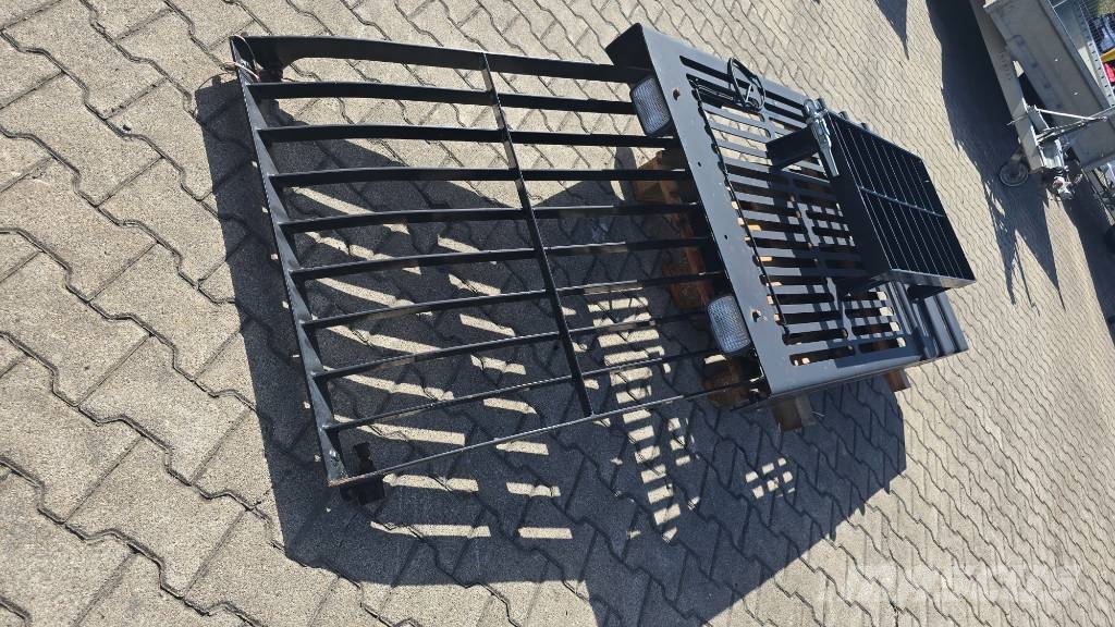 Komatsu Kabinenschutzgitter hochklappbar und einschiebbar Raupenbagger