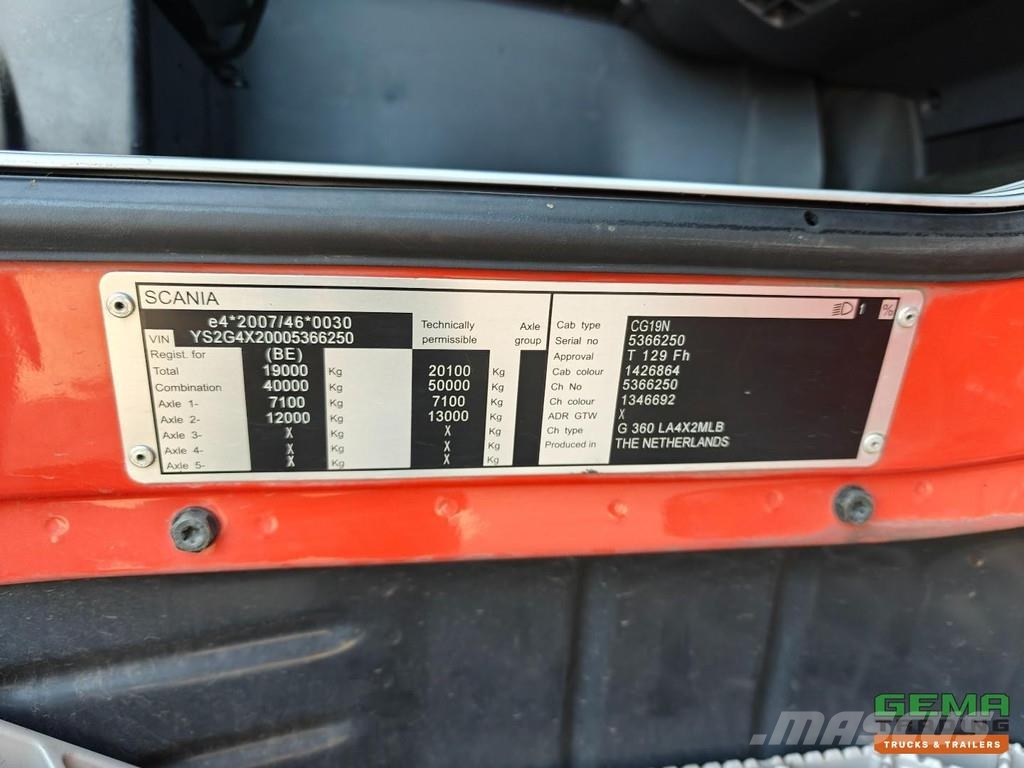 Scania G360 4x2 Sleeper Cab Euro6 - MEB - Full Air - 105c 牵引车
