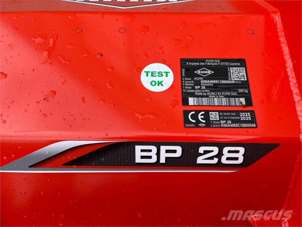 Kuhn BP28 Komunálna technika - ostatné