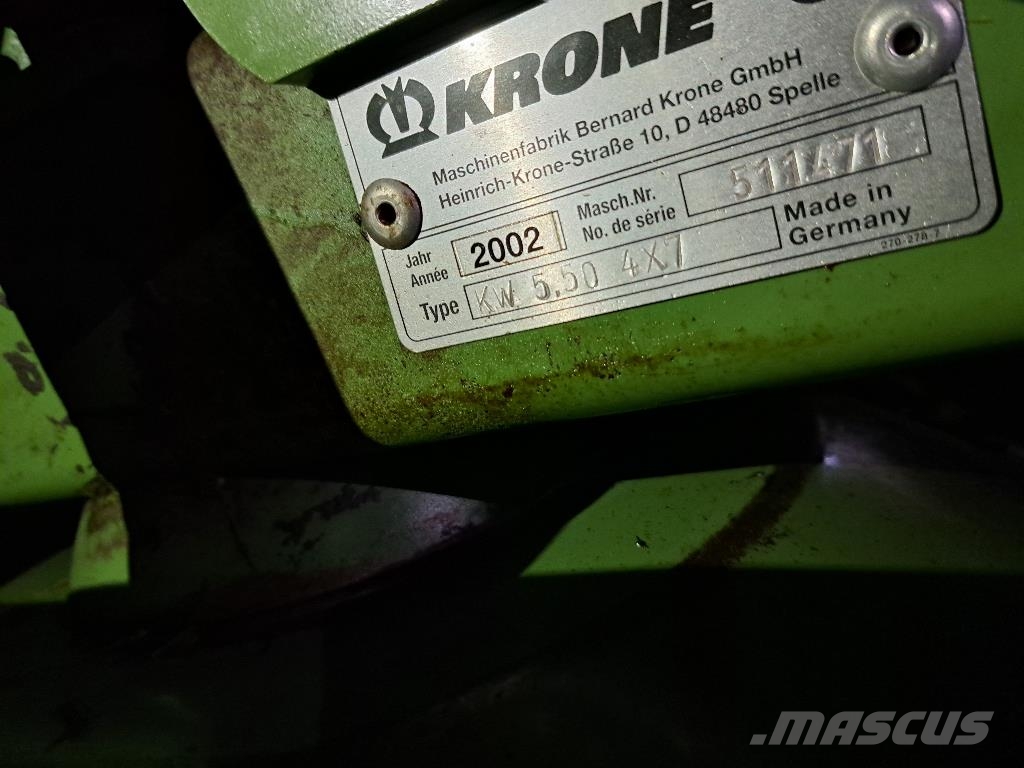 Krone KW 5.50 Rastrilladoras y rastrilladoras giratorias