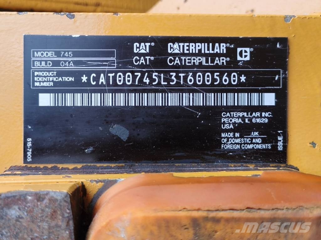 CAT 745 Σπαστό Dump Truck ADT