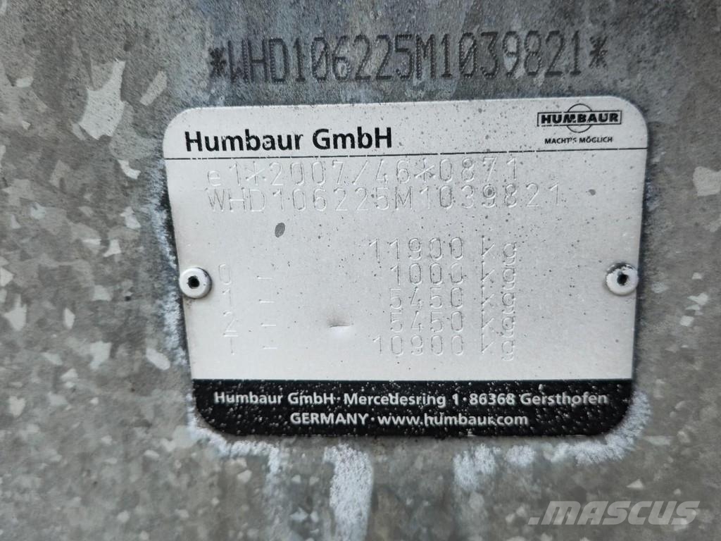 Humbaur HBT 116625 MACHINE TRANSPORTER!!2021 Semirremolques para transporte de vehículos