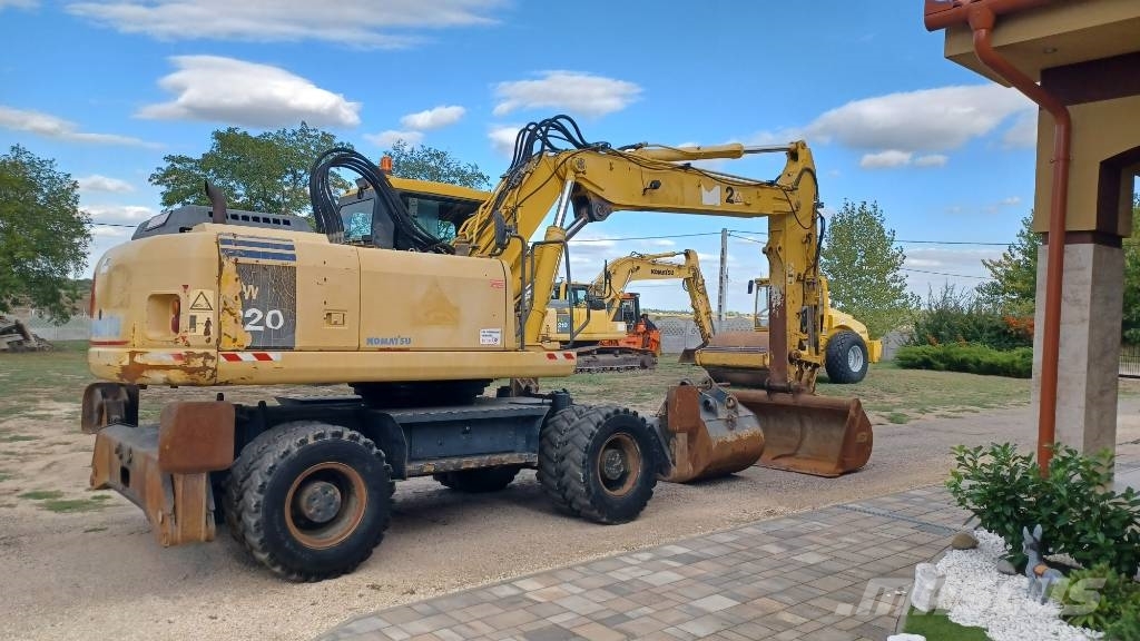 Komatsu PW 220-7 حفارات بعجل