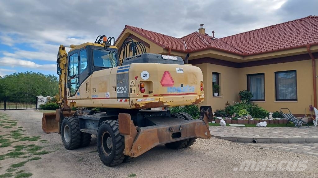 Komatsu PW 220-7 حفارات بعجل