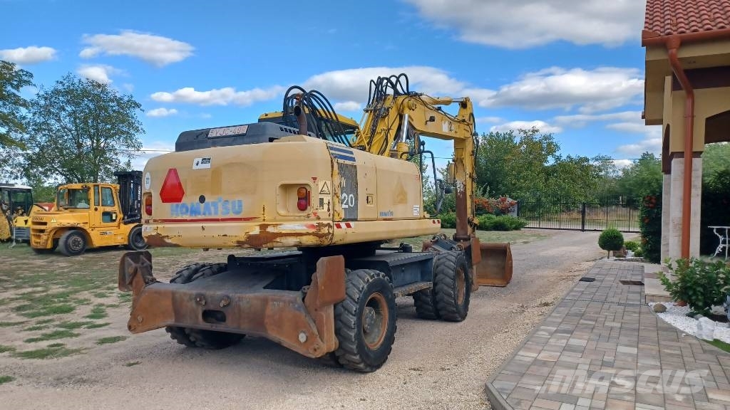 Komatsu PW 220-7 حفارات بعجل