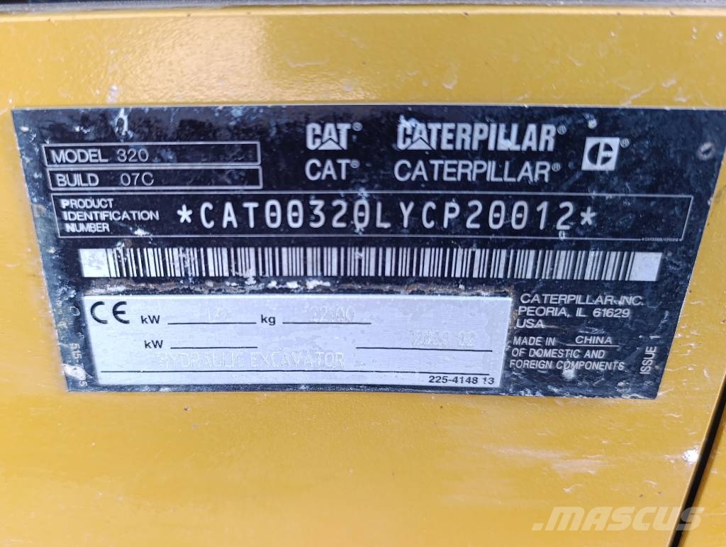 CAT 320 07C NEXT GEN Lánctalpas kotrók