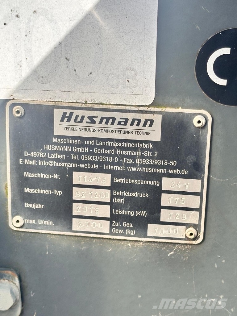 Husmann BZ1200 Wood splitters and cutters