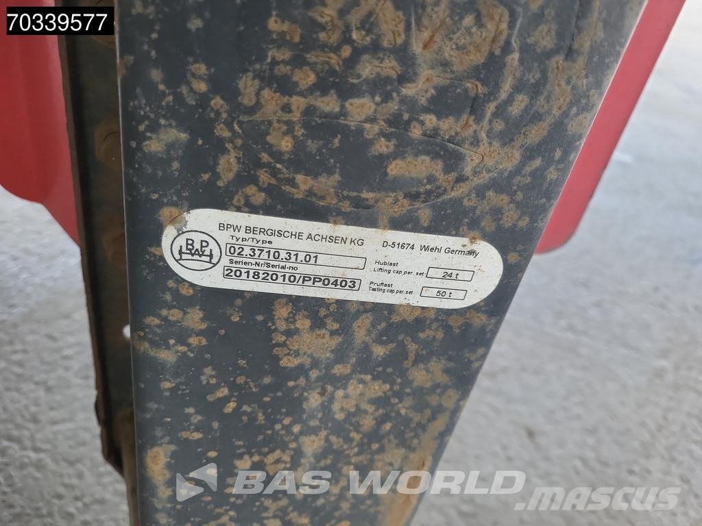 Van Hool APK 05/27 Laadklep BPW Noslēgtās piekabes