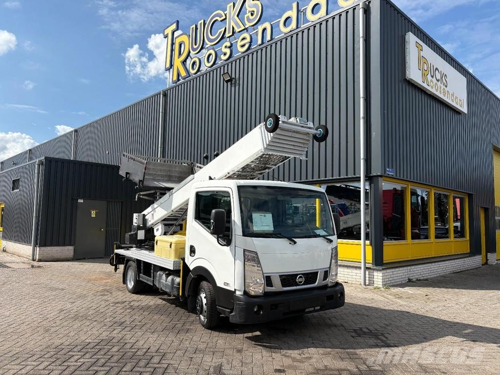 Nissan NT400 + 29 METER LADDER + HYDROLIC + WORKS PERFECT Auto korvtõstukid