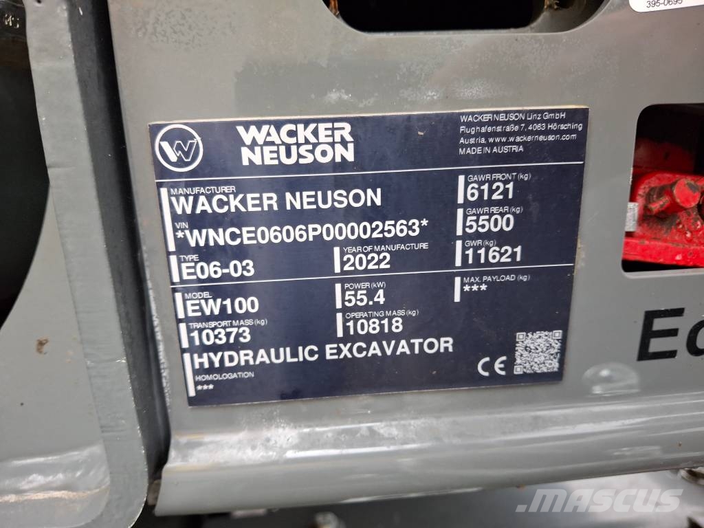 Wacker Neuson EW 100 **Juuri huollettu! Uudet renkaat** Excavatoare cu roti
