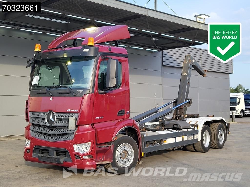 Mercedes-Benz Antos 2542 6X2 20tons Meiller Containersystem Day Φορτηγά ανατροπή με γάντζο