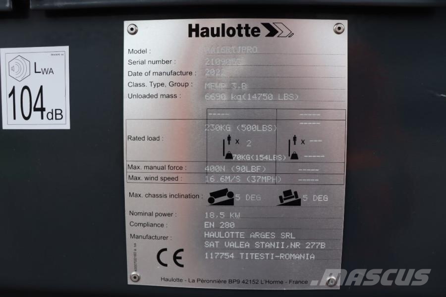 Haulotte HA16RTJ Pro NEW, Valid inspection, *Guarantee! Die Kuukulkijat
