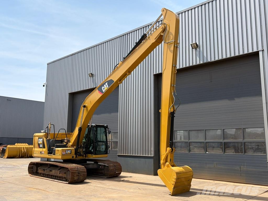 CAT 323 07A Long Reach Trible Ready حفارات زحافة
