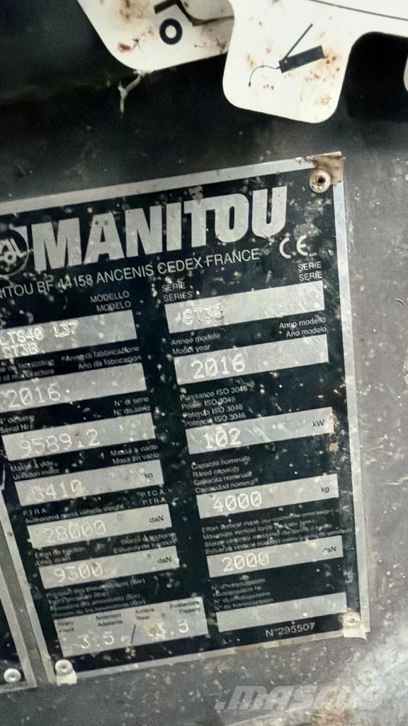 Manitou MLT 840 elite verreiker Teleskopiskie manipulatori