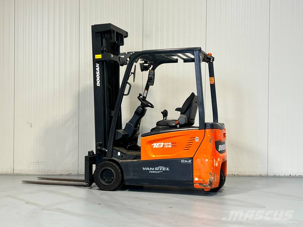 Doosan B18T-7 شاحنات ذات رافعات شوكية تعمل بالكهرباء