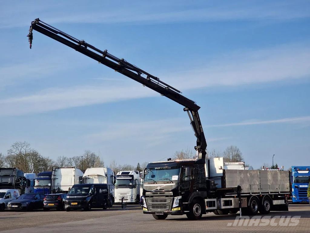 Volvo FM 370 6x2*4 - HIAB X-Hiduo 188 E-5 Crane with rem Grúas todo terreno