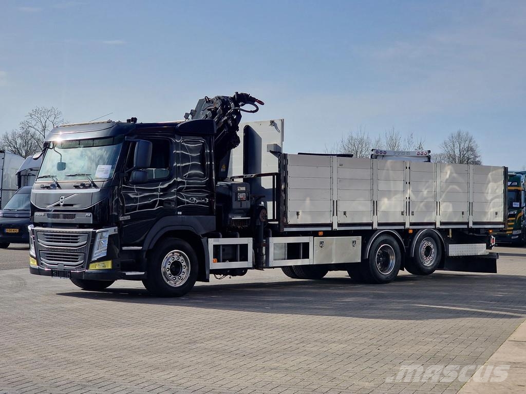 Volvo FM 370 6x2*4 - HIAB X-Hiduo 188 E-5 Crane with rem Grúas todo terreno