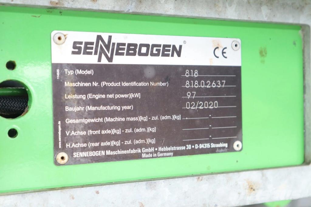 Sennebogen 818 ME | SORTING GRAB | GOOD TIRES Hjulgrävare