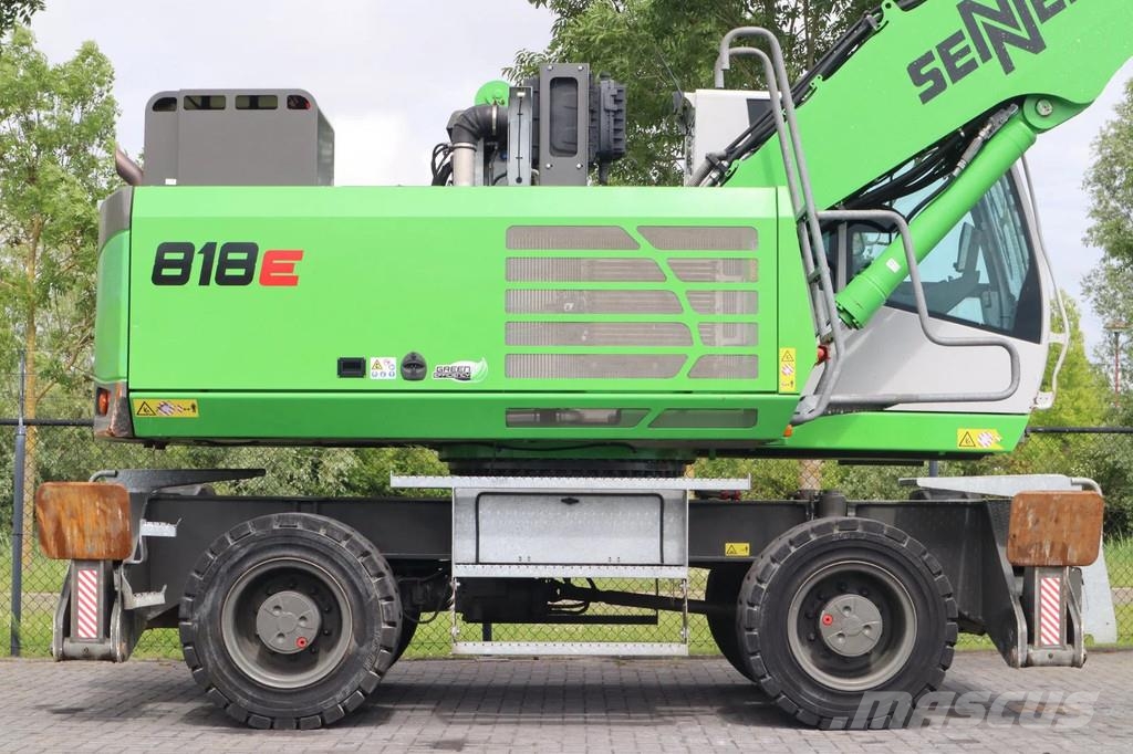 Sennebogen 818 ME | SORTING GRAB | GOOD TIRES Hjulgrävare