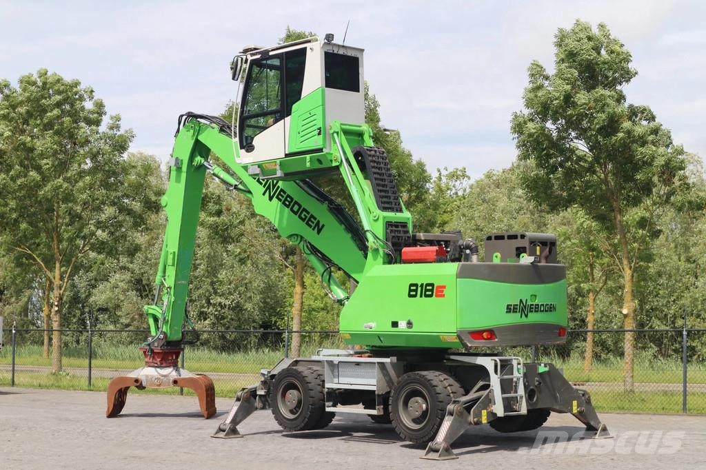 Sennebogen 818 ME | SORTING GRAB | GOOD TIRES Hjulgrävare