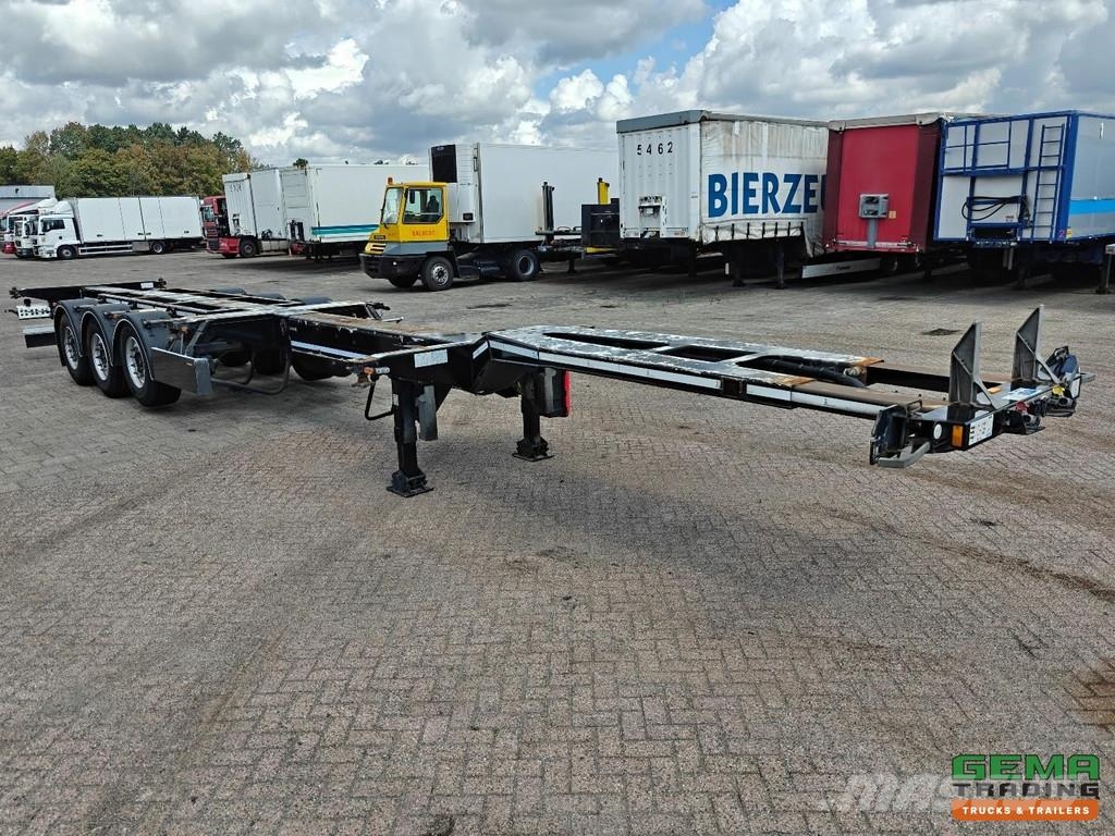 D-tec FLEXITRAILER FT-LS-S Multi - 3x Extendable - Lift Containerchassis