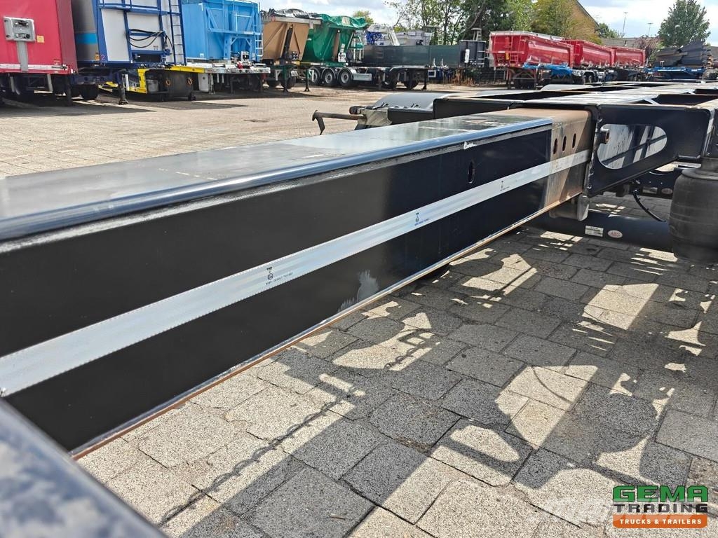 D-tec FLEXITRAILER FT-LS-S Multi - 3x Extendable - Lift Containerchassis