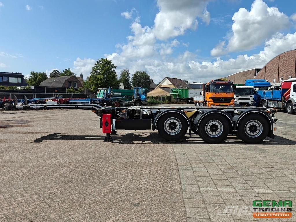 D-tec FLEXITRAILER FT-LS-S Multi - 3x Extendable - Lift Containerchassis