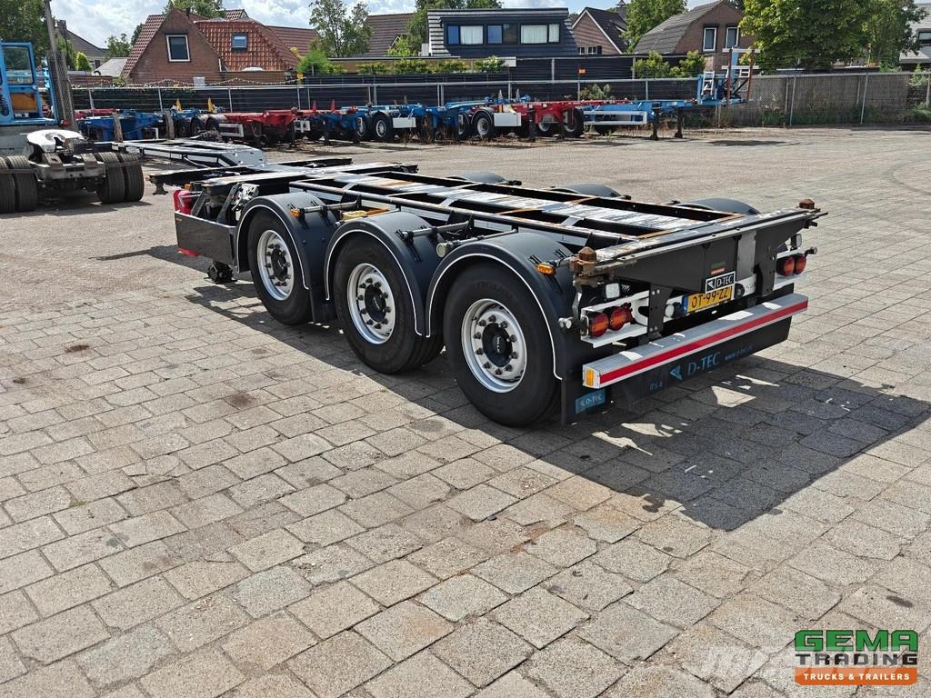 D-tec FLEXITRAILER FT-LS-S Multi - 3x Extendable - Lift Containerchassis