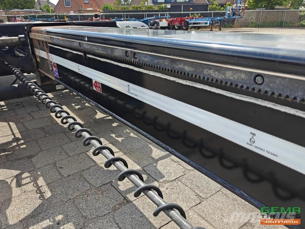 D-tec FLEXITRAILER FT-LS-S Multi - 3x Extendable - Lift Containerchassis