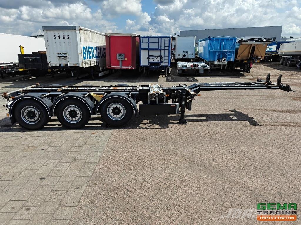 D-tec FLEXITRAILER FT-LS-S Multi - 3x Extendable - Lift Containerchassis