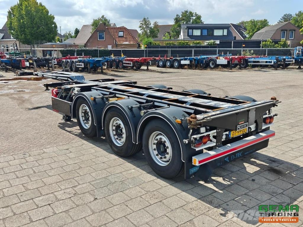 D-tec FLEXITRAILER FT-LS-S Multi - 3x Extendable - Lift Containerchassis